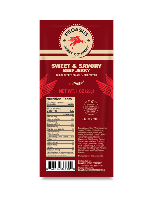 Sweet & Savory Beef Jerky 1oz