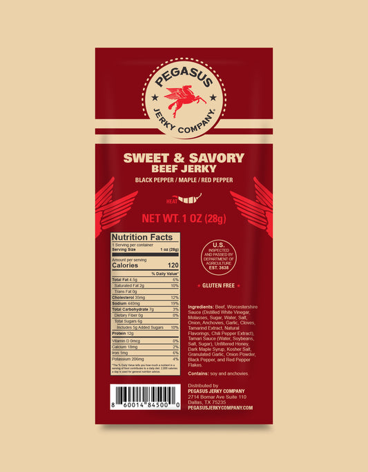 Sweet & Savory Beef Jerky 1oz