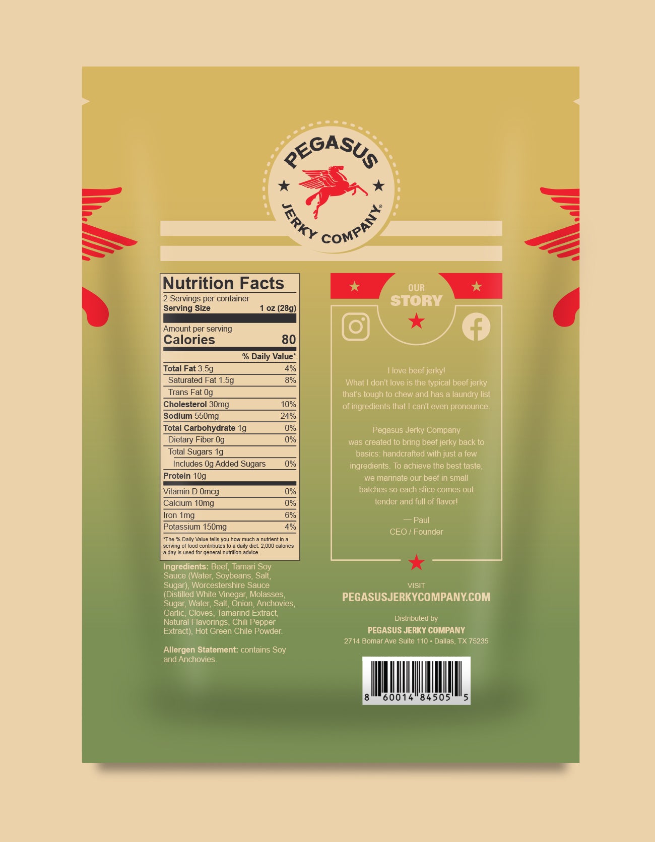 Cowboy Hatch Beef Jerky 2oz